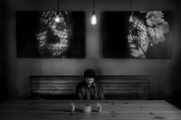 Antes de la Comida  - Photographic Society of America - Honorable Mention Winner B&W
