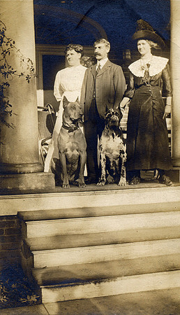 My maternal Grandmother (right)
