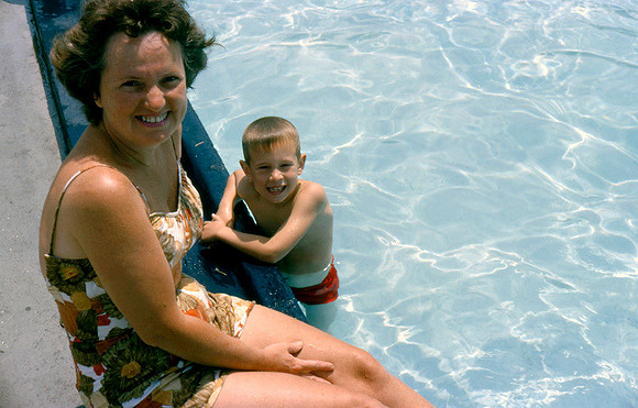 My mother and brother