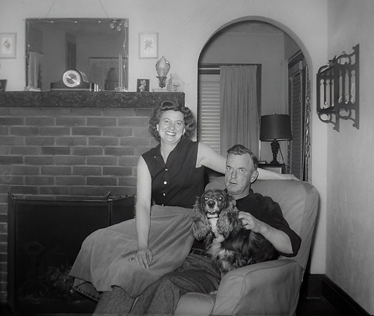 My Aunt Elsie and Uncle Chris in their home