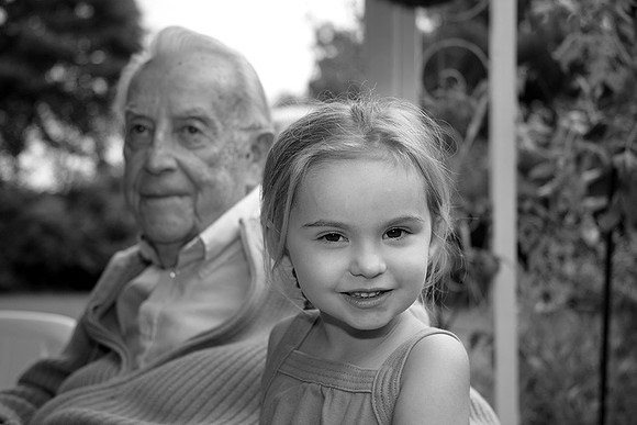 Dad and great granddaughter Isabella