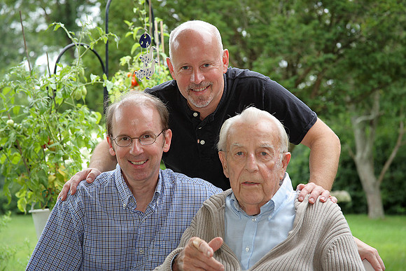 Me, brother Frank and the Birthday Boy