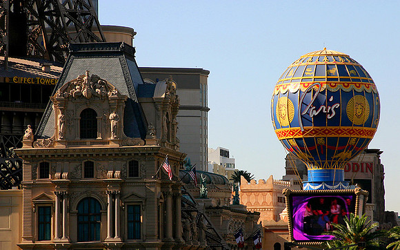 Looking towards Paris, Las Vegas