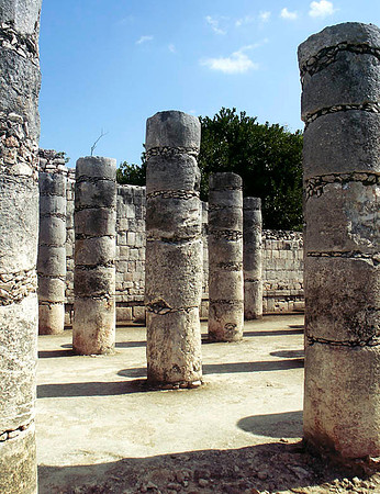 Ruins at Temple of the Warriors