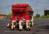 Unloading the carriage