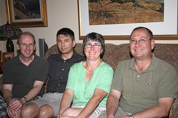 Kevin, James, Lark and Steve