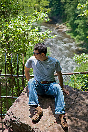 James at Ralph Stover Park