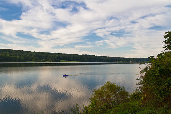 Loan Boater on Lake Galena