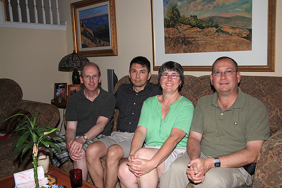 Me, James, Lark and Steve