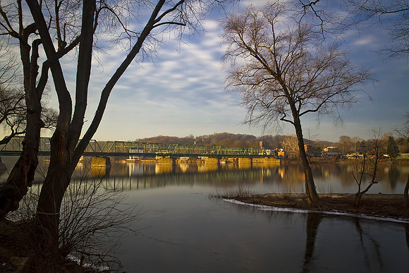 Looking Towards New Hope, Early Morning.