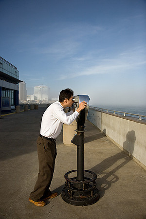 Looking out at the Atlantic