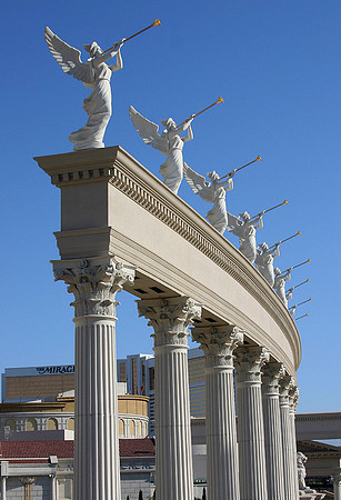 Outside Caesars, Las Vegas