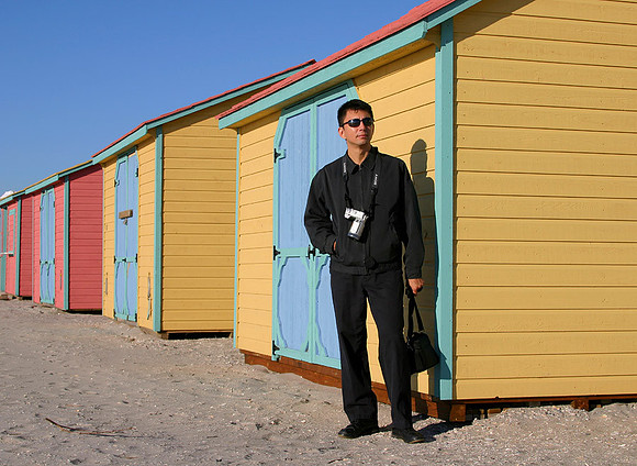 Atlantic City on the beach