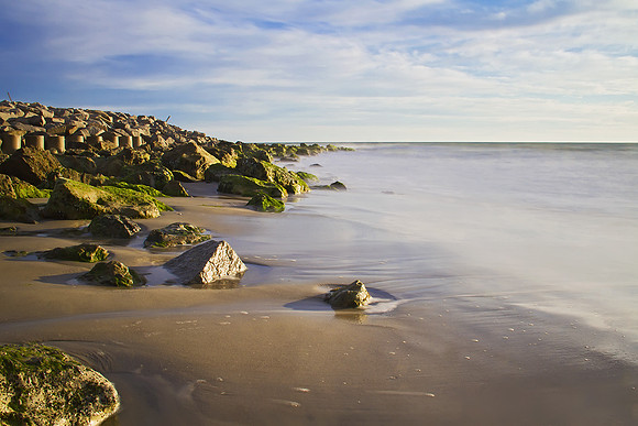 Rocks at Fort Fisher NC