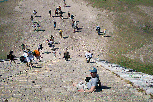 That's a pretty steep pyramid!