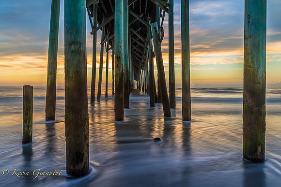 Under the Carolina Beach Pier