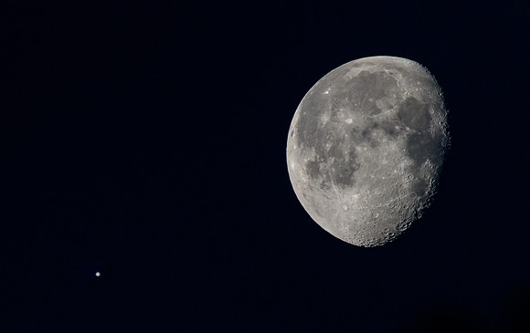 Moon and Jupiter
