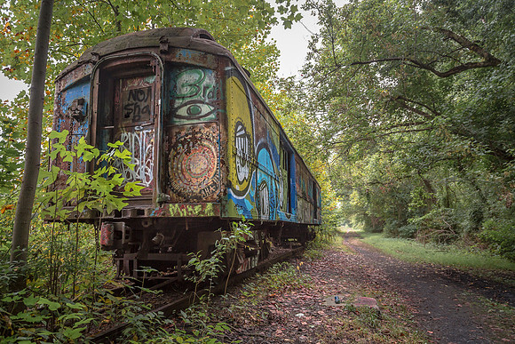 Abandoned Train Car